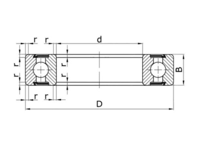 Подшипник 6003 RS